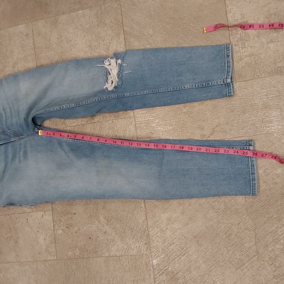 Re/Done 90's High Rise Button Fly Cropped Womens Jeans Size 29 - Picture 6 of 11